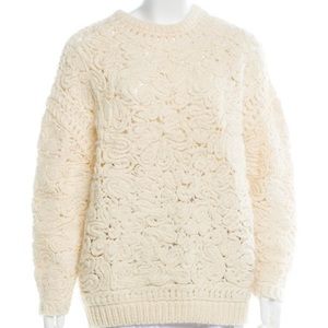 Stella McCartney White Wool/Alpaca Sweater
